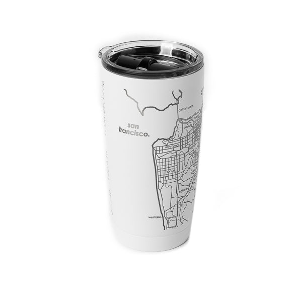 Well Told Design, Map of San Francisco & Oakland Insulated Tumbler