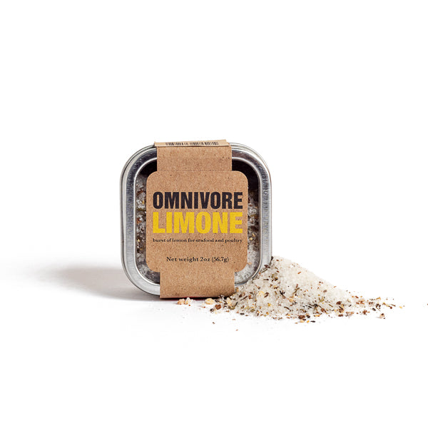 Omnivore by Angelo Garro, Limone Salt Blend 2oz Tin